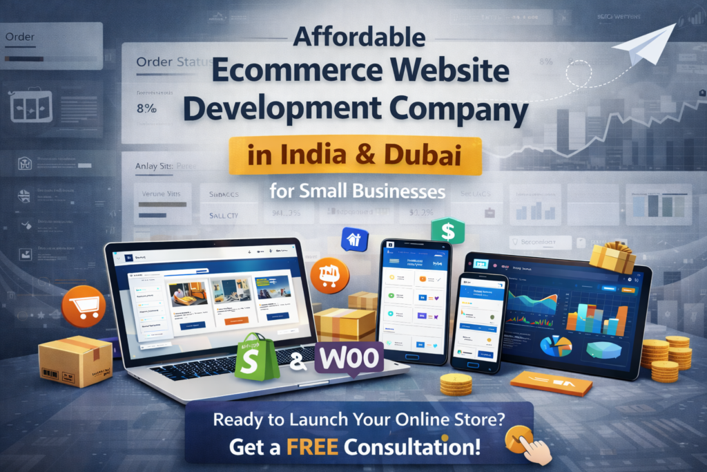 Affordable Ecommerce Website Development Company in India & Dubai
